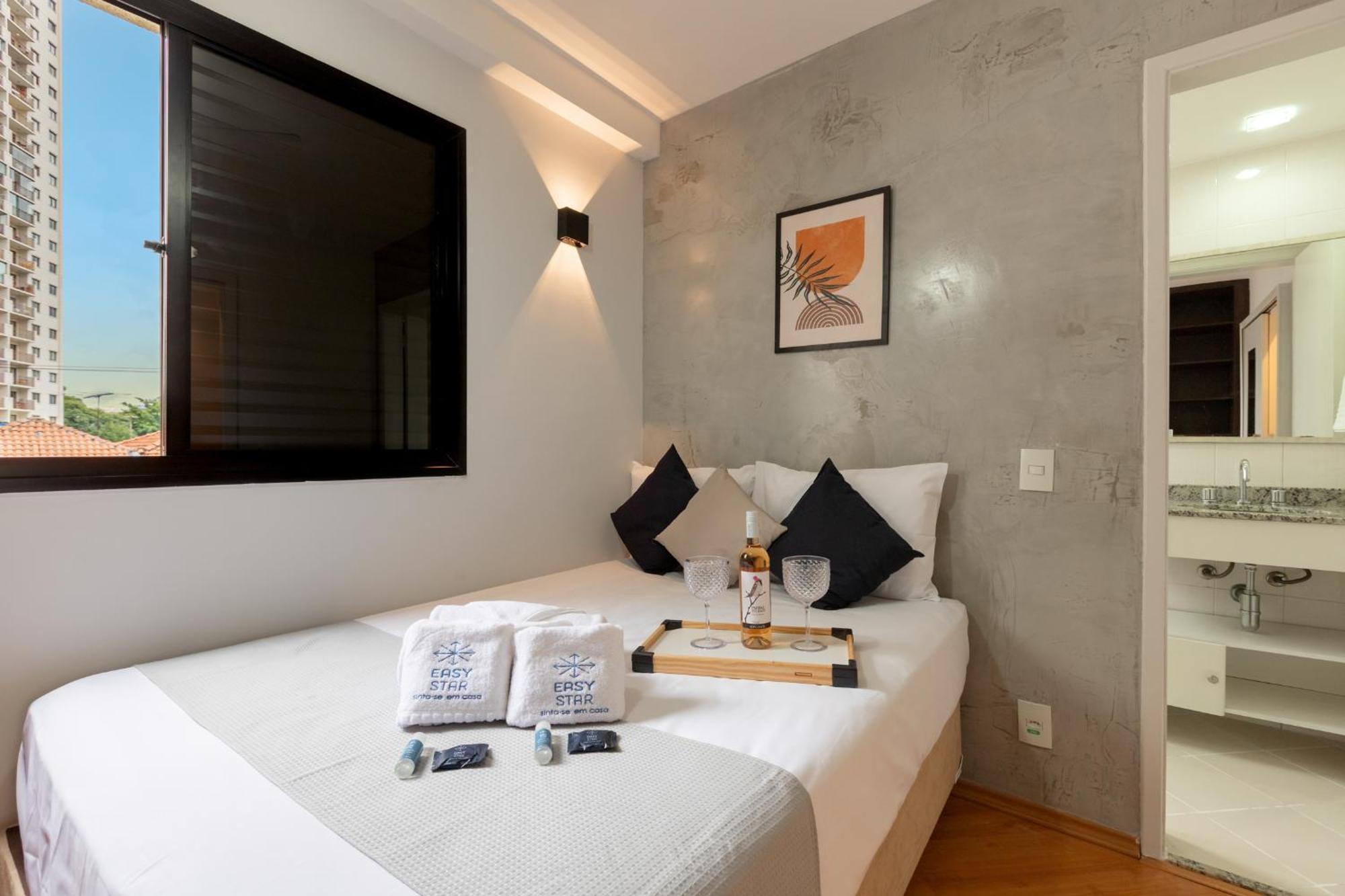 Easy Star - Lindo Apto Dois Quartos Na Olimpia - Pq01h Apartamento