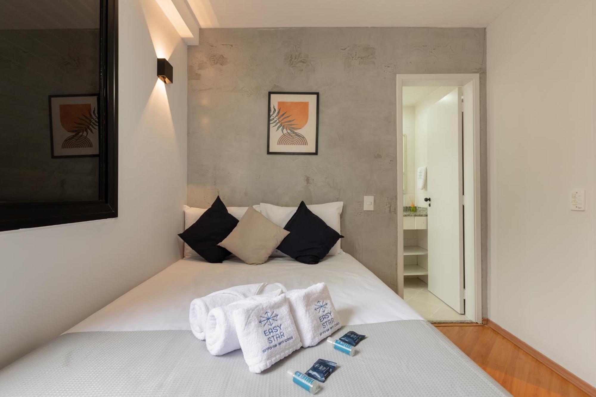 Apartamento Easy Star - Lindo Apto Dois Quartos Na Olimpia - Pq01h *